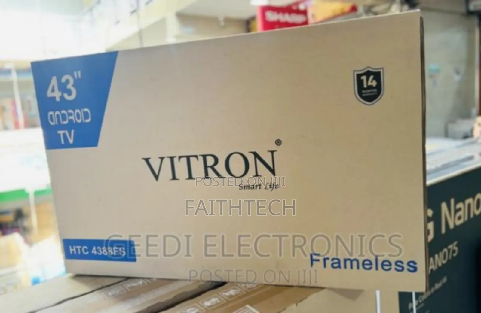 Vitron 43inches Smart Tv Android