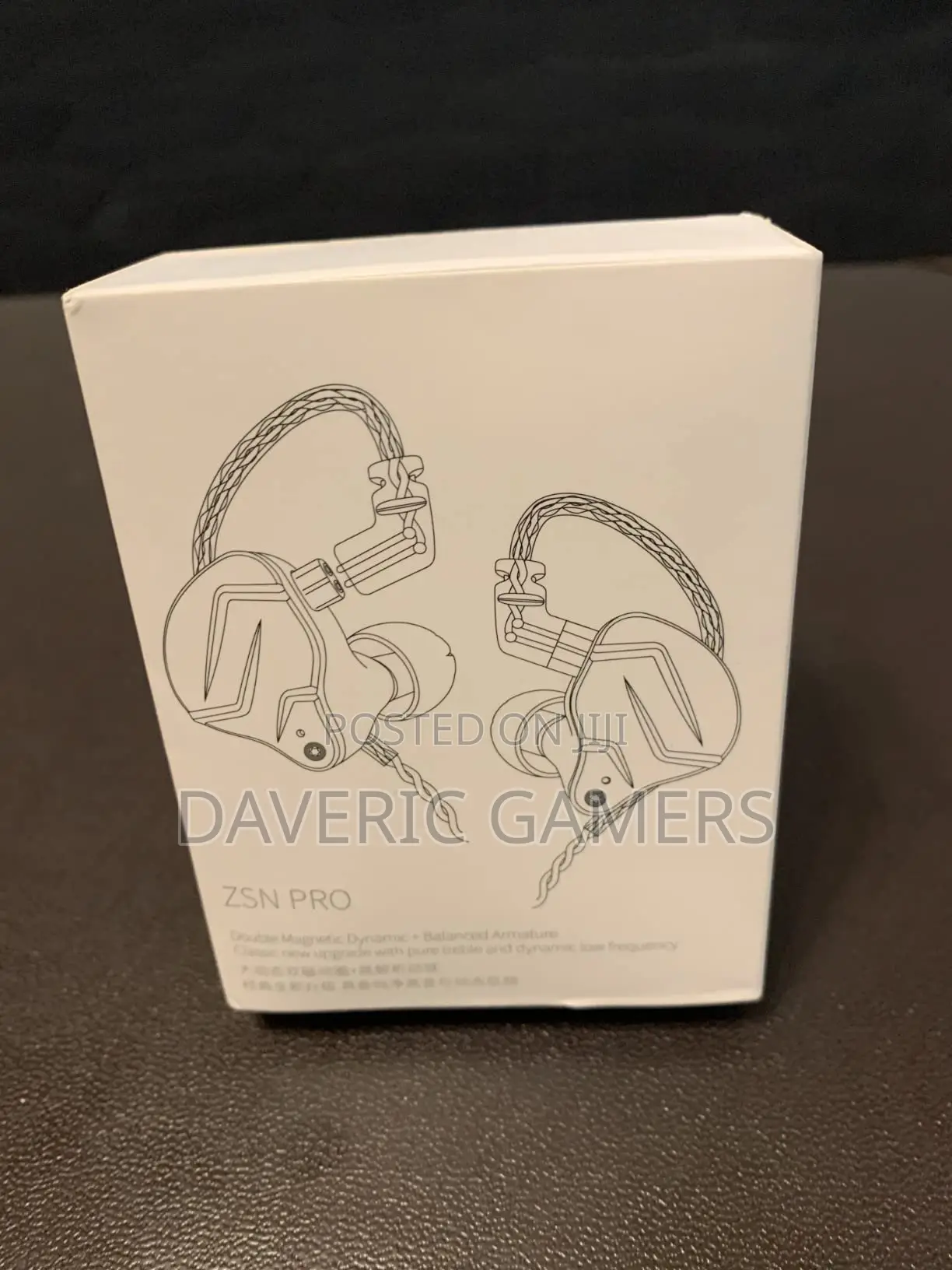 Kz Zsn Pro Dynamic Hybrid Dual Driver In Ear Earphone + Mic