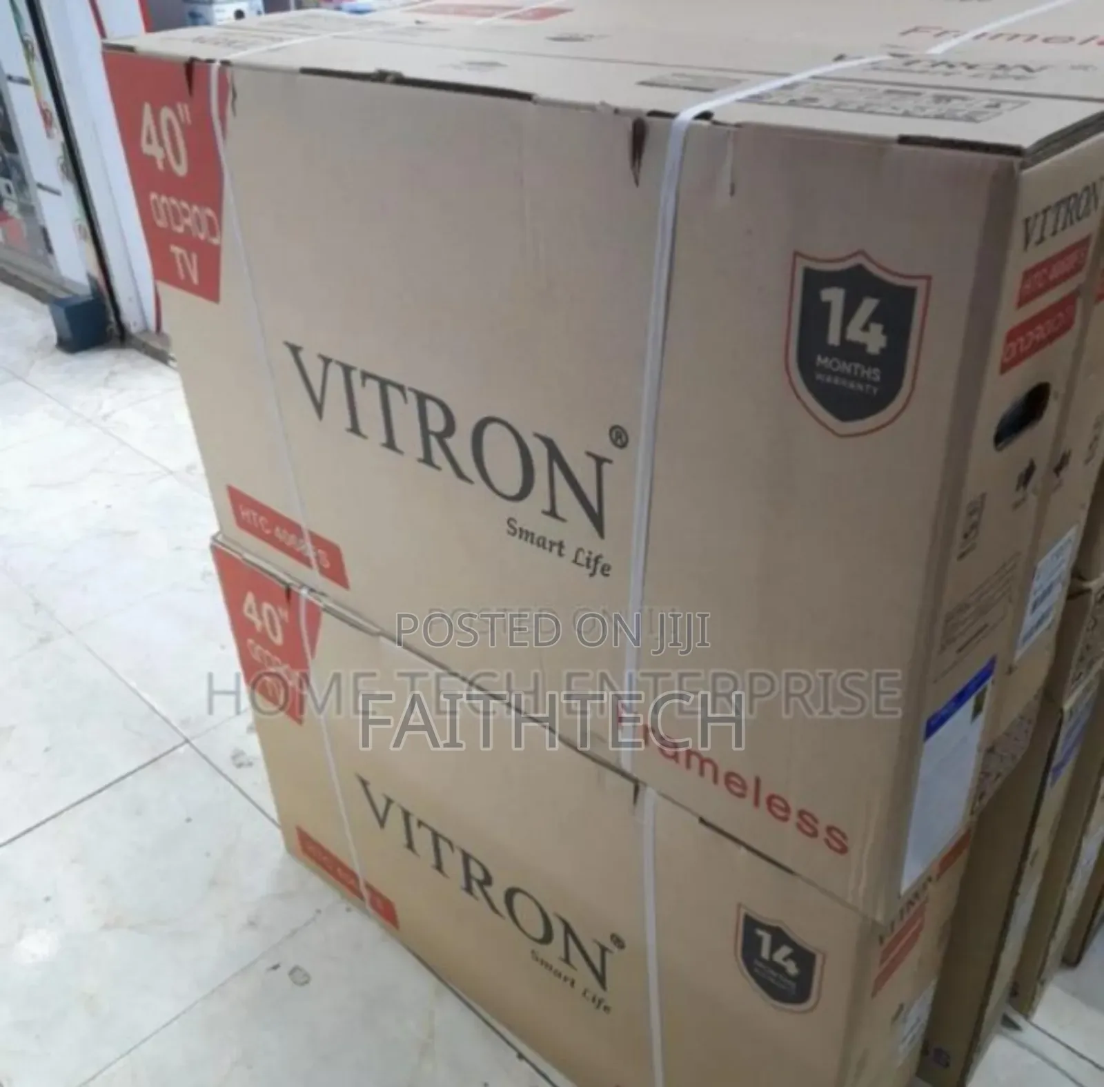 Vitron 40inches Smart Android Frameless