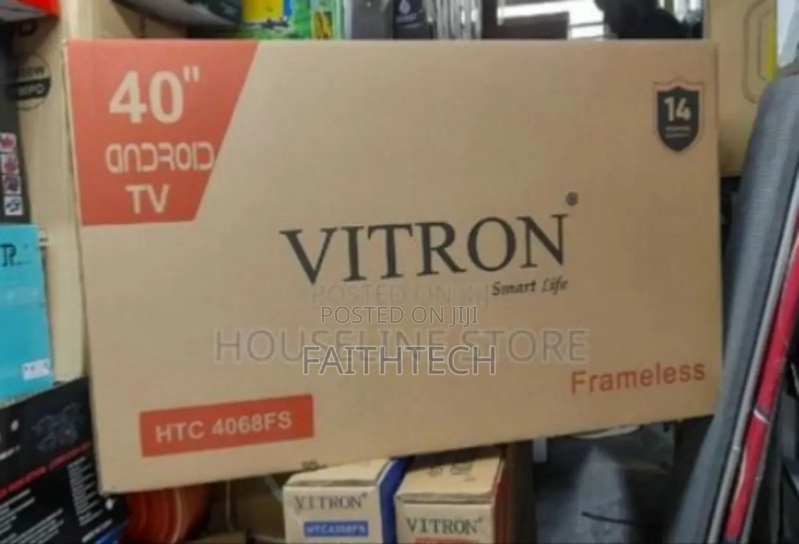 Vitron 40inches Smart Android Frameless