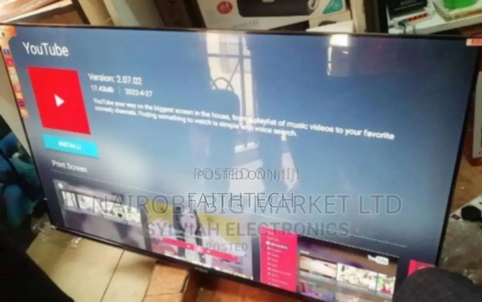 Vitron 50inches Smart Android Frameless Tv