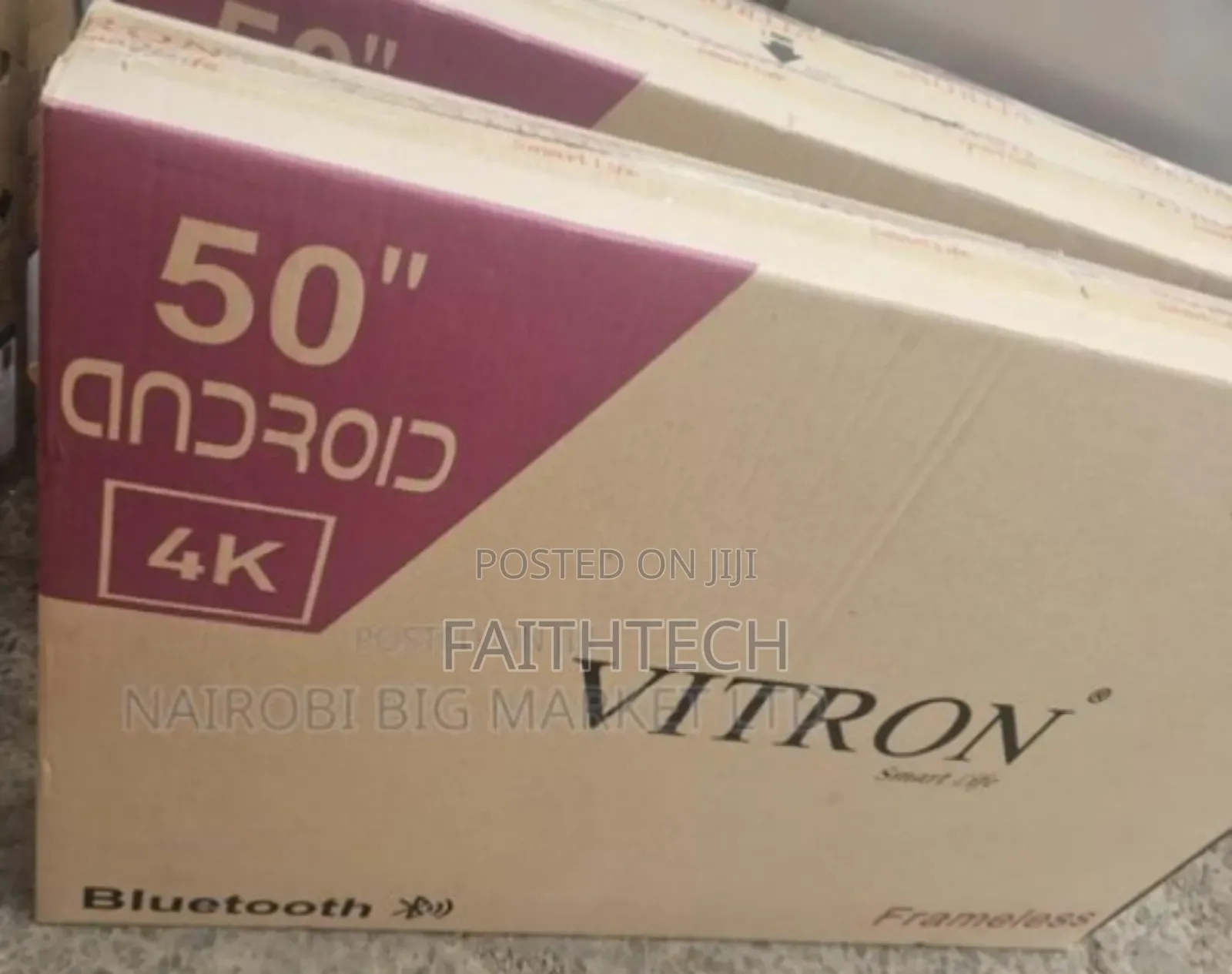 Vitron 50inches Smart Android Frameless Tv