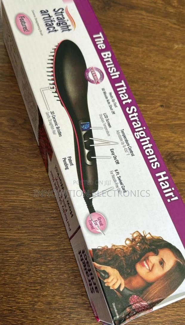 Brush Flat Iron /Hair Straightener