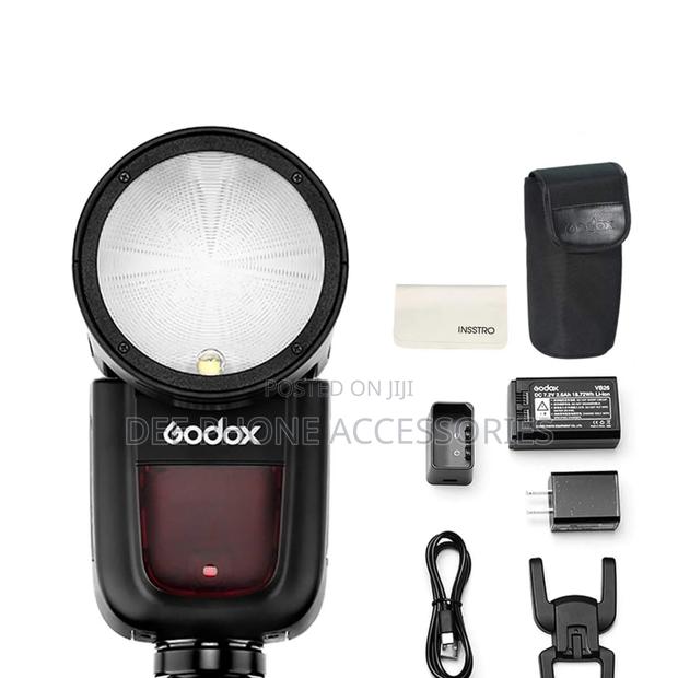 Godox V1c Round Head Camera Flash Speedlight - thumbnail 2