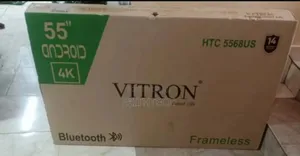 Vitron 55inches Smart Android Frameless Tv
