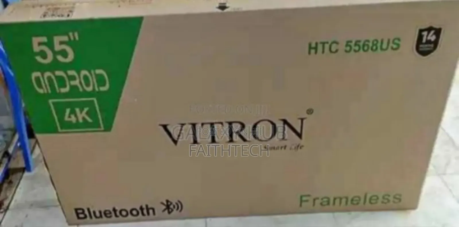 Vitron 55inches Smart Android Frameless Tv