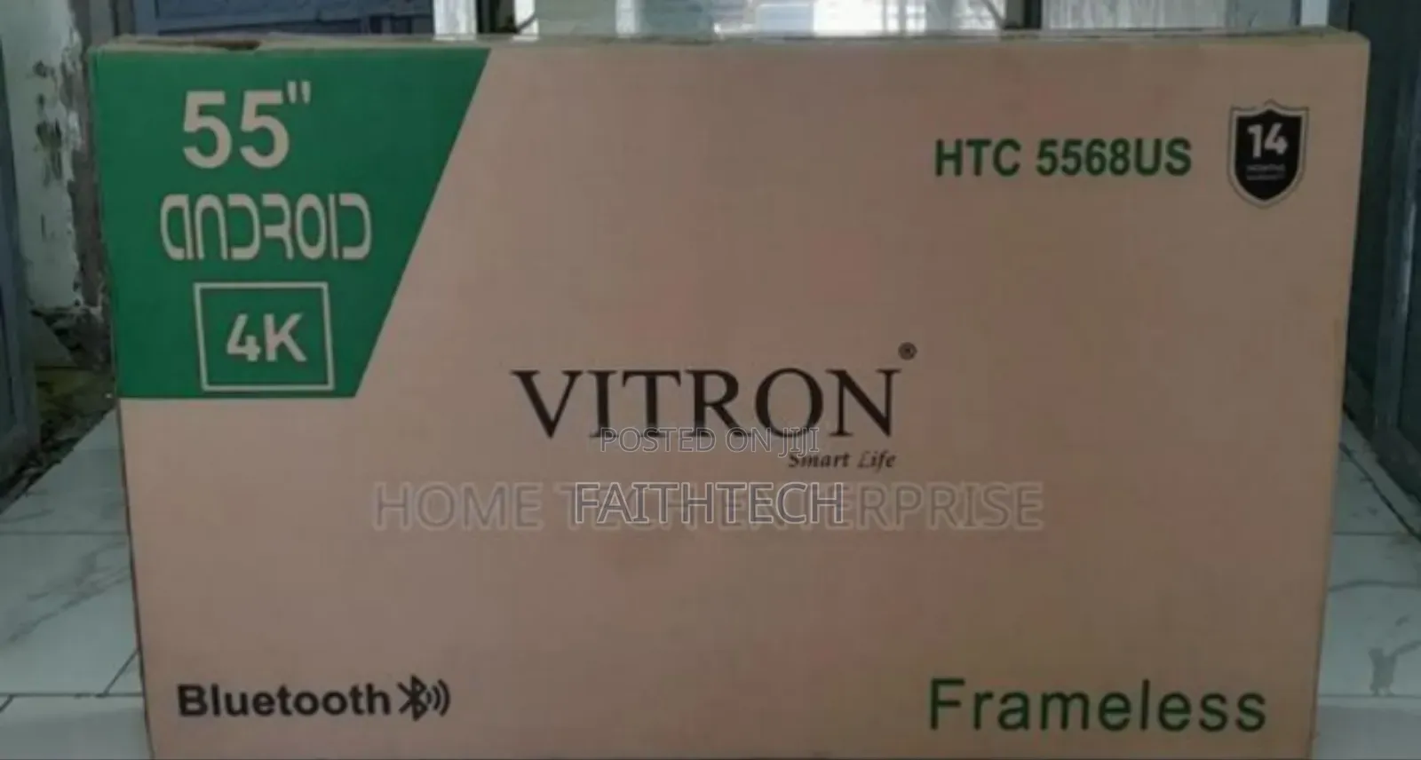 Vitron 55inches Smart Android Frameless Tv