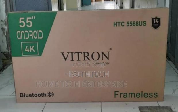 Vitron 55inches Smart Android Frameless Tv - thumbnail 4