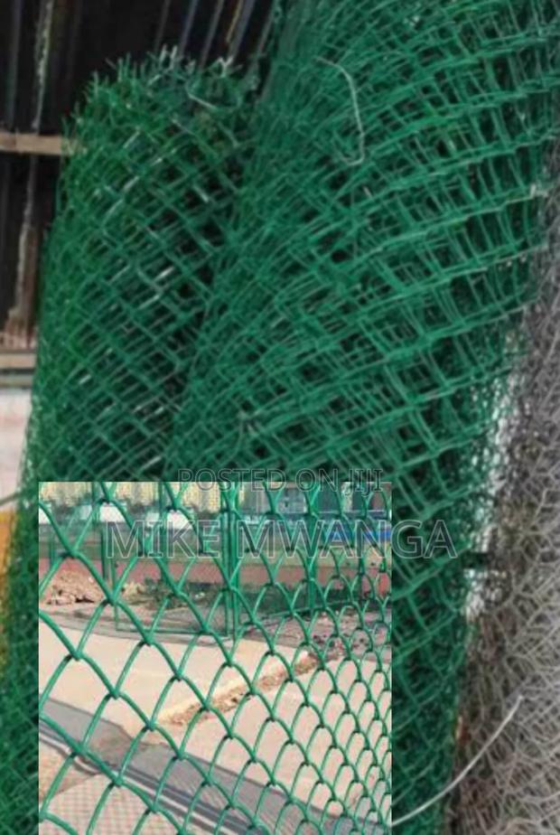Green PVC 14 G Link Chain