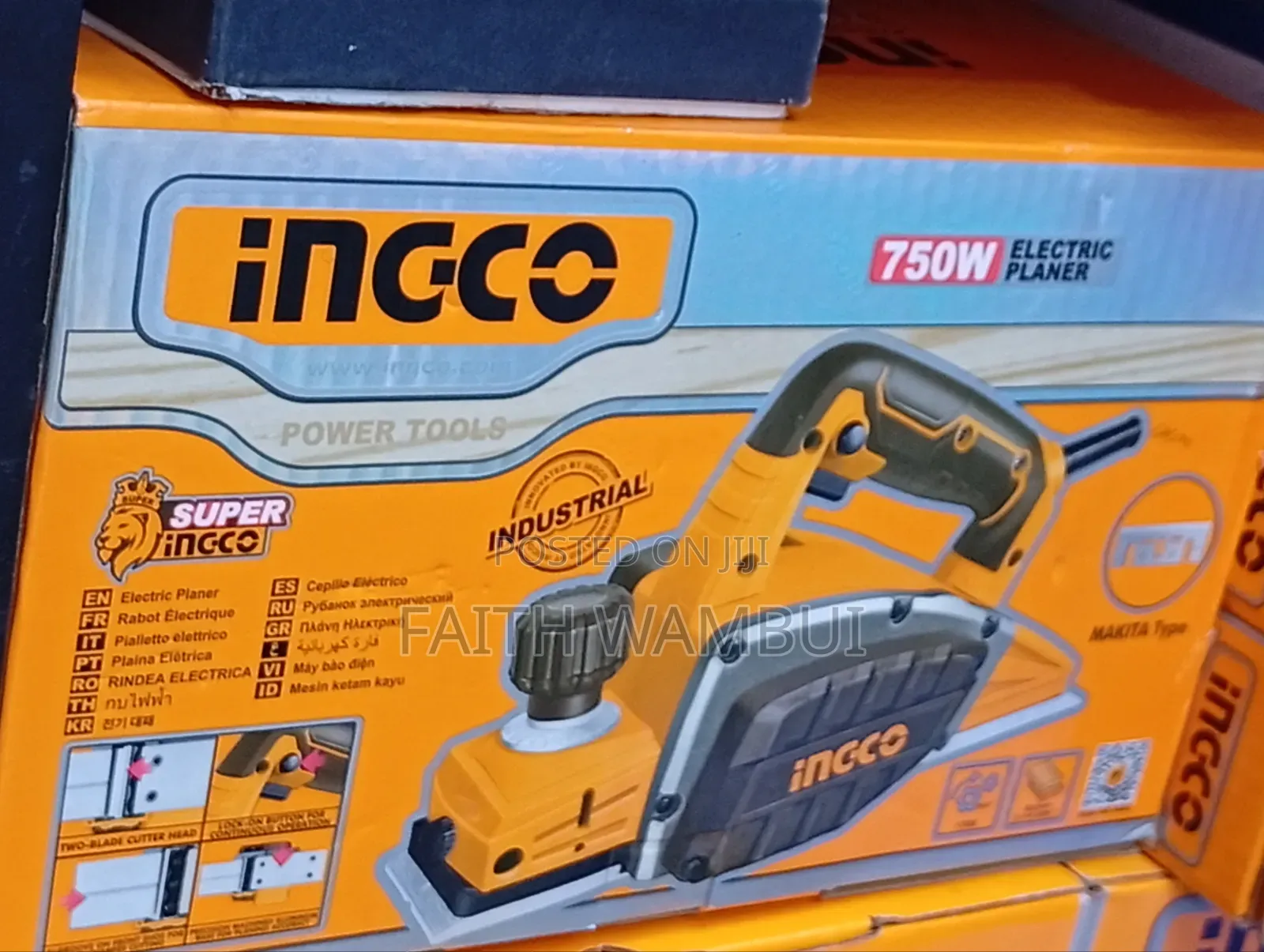 New 750 Watts Ingco Electric Planer/Electric Planer