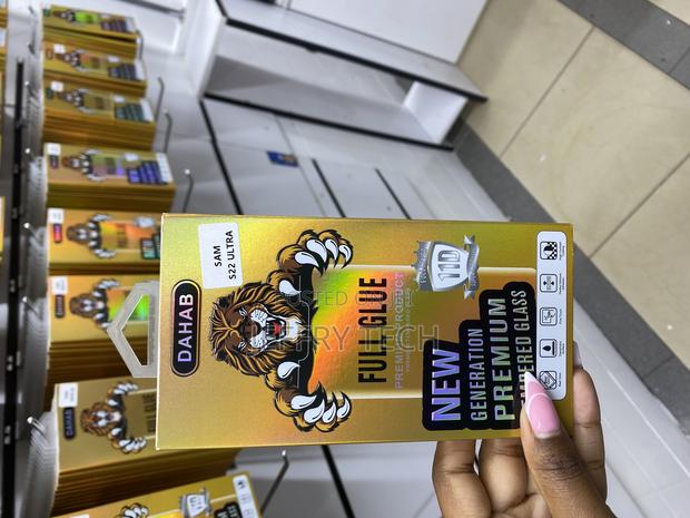 Qoecycth Galaxy S22 Ultra Screen Protector, Tempered Glass - thumbnail 2