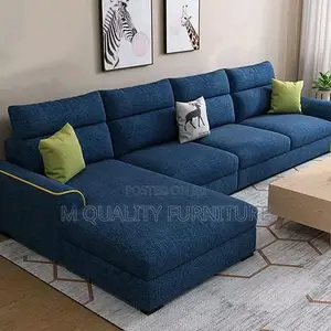 Blue 6 Seater Modernized Sofa
