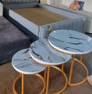 Golden Classy Modern Quality Nesting Table Sets