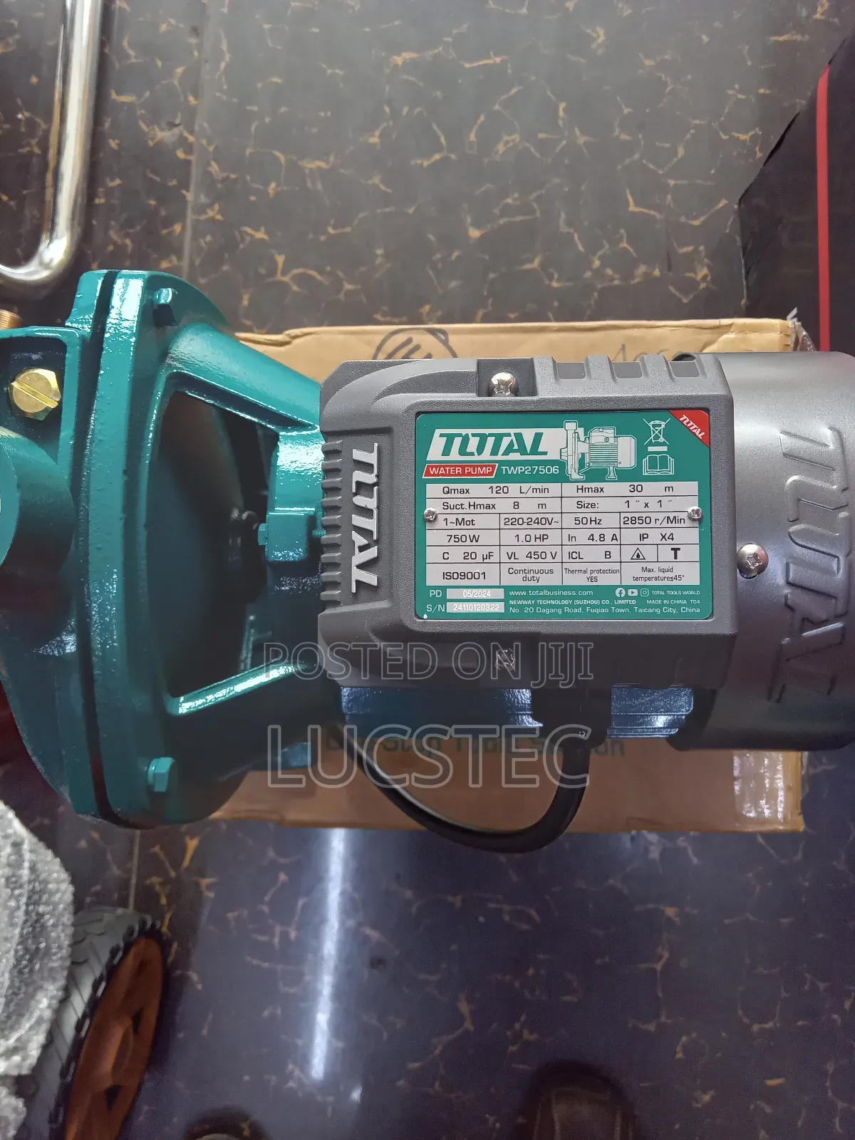 Total Twp27506 Centrifugal Water Pump.