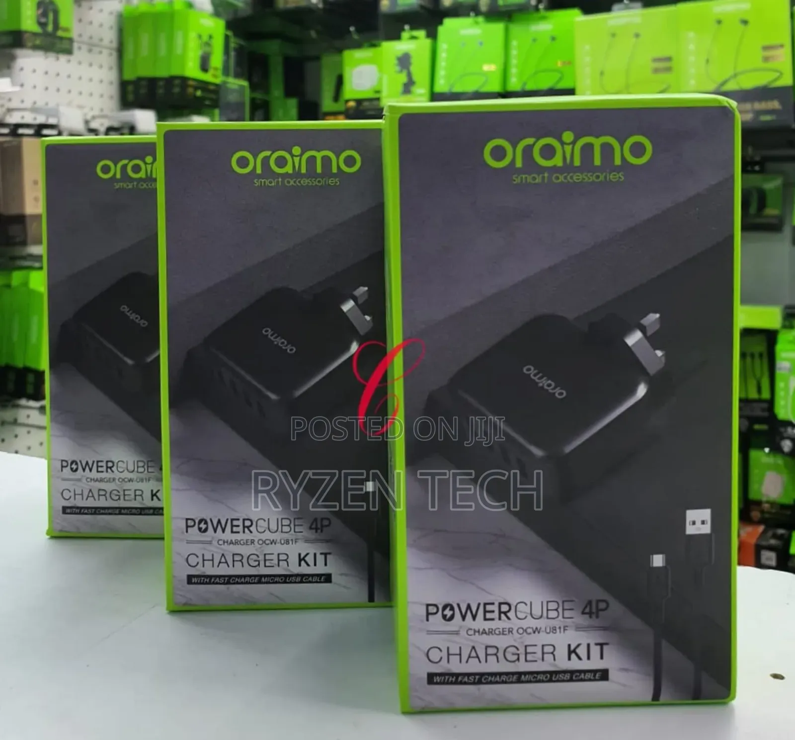 Oraimo Powercube 4p Ocw-U81f 4 Ports Charger