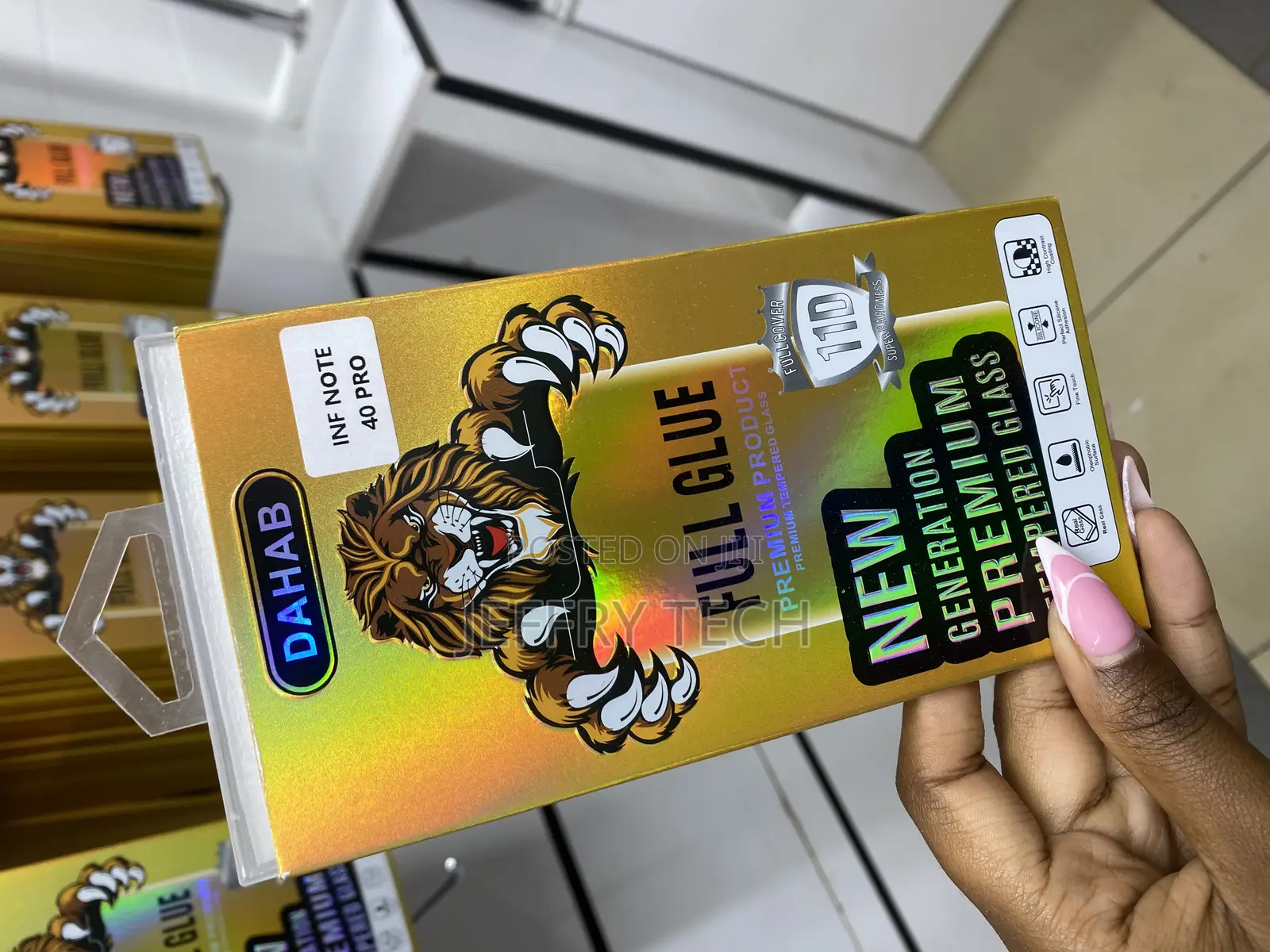Tfany Infinix Note 40 Pro 5g Screen Protector Tempered Glass