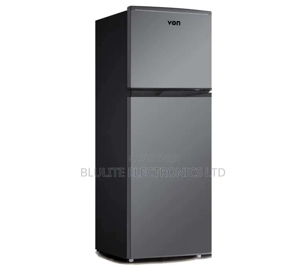 Von VRT-138drhx Double Door Fridge 138l - Inox