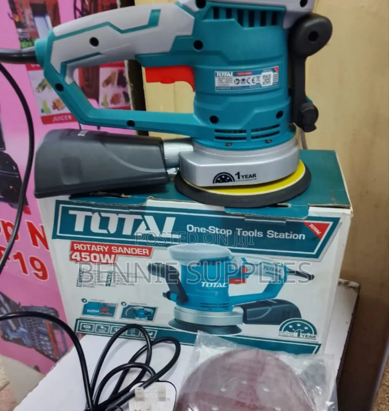 Total 450watts Rotary Sander /Total Rotary Sander