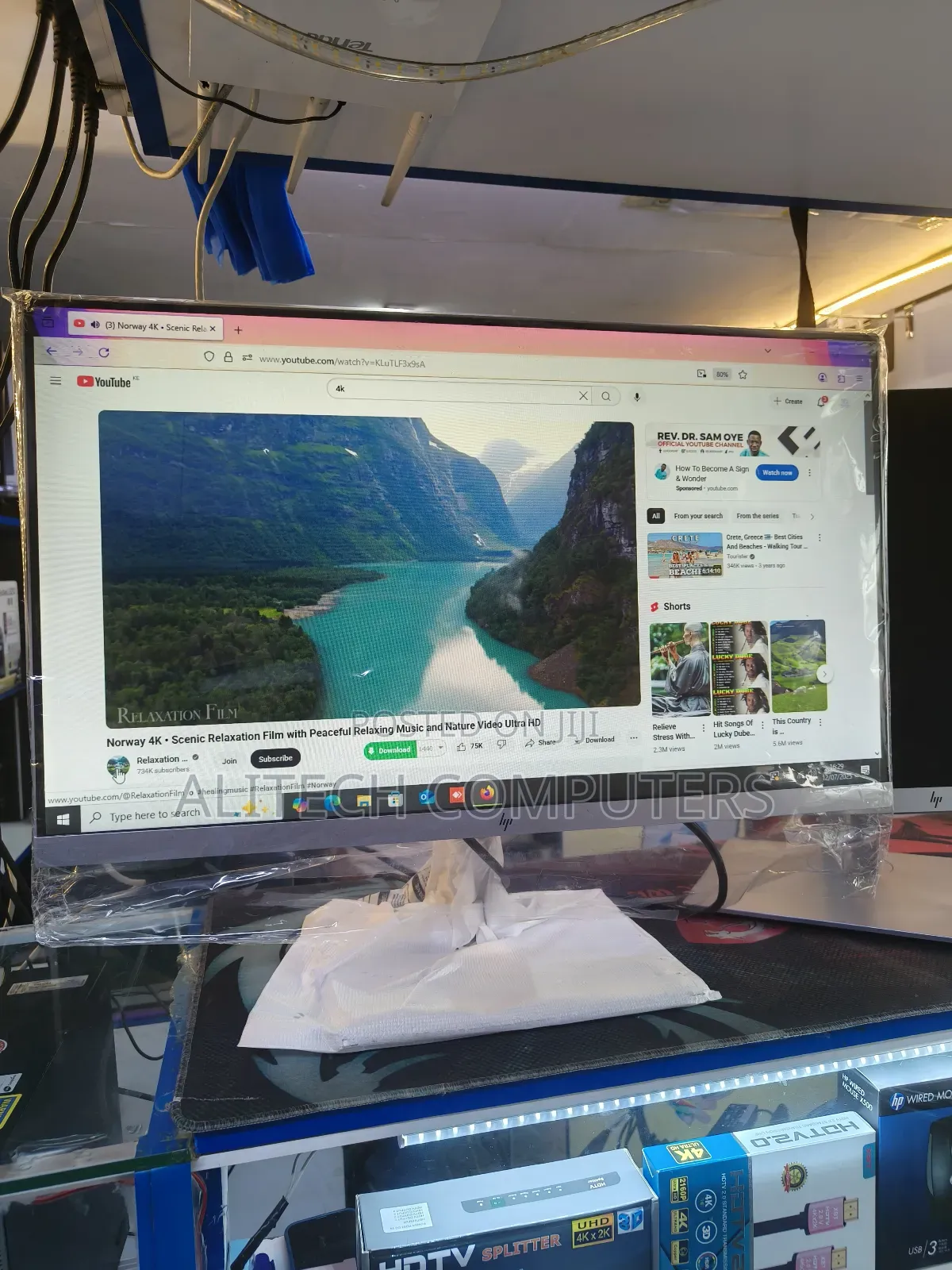 Hp Monitor 27inches Flameless