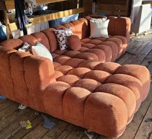 6 Seater Patterned Sofa