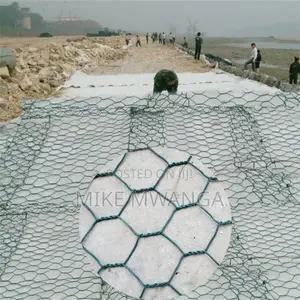 PVC-Coated Galvanized Steel Gabion Mattresses