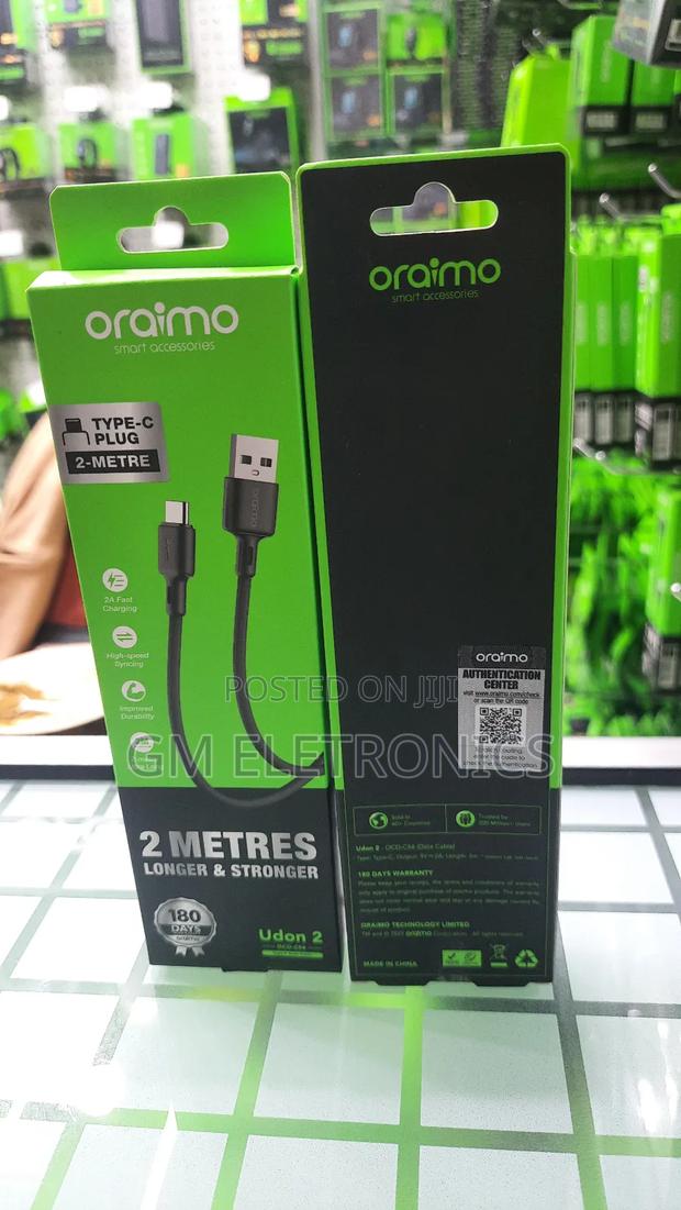 2 Meter Fast Charge Usb - Type-c Cable- Universal. - thumbnail 2