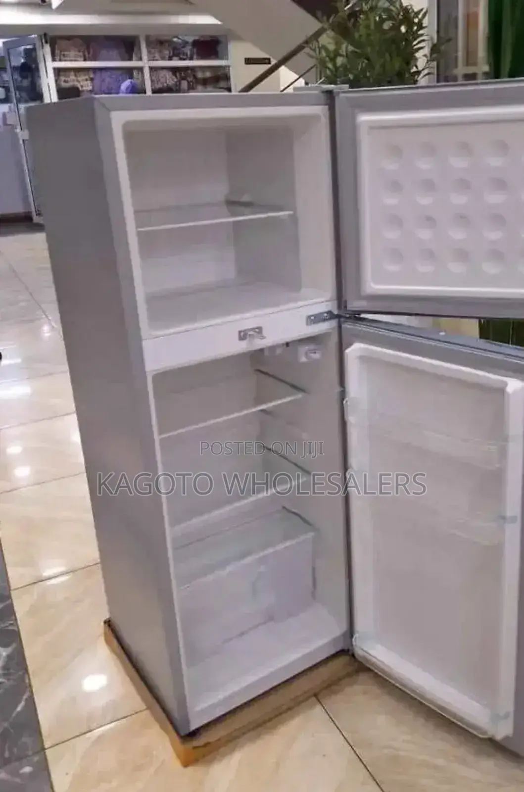 138litres Volsmart Double Door Refrigerator (Silver) Vf/138l