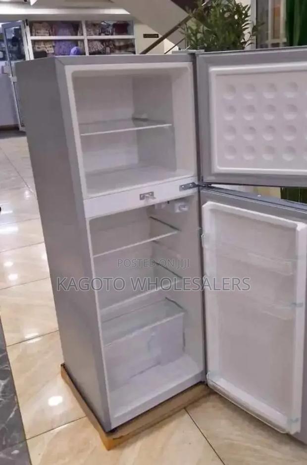 138litres Volsmart Double Door Refrigerator (Silver) Vf/138l