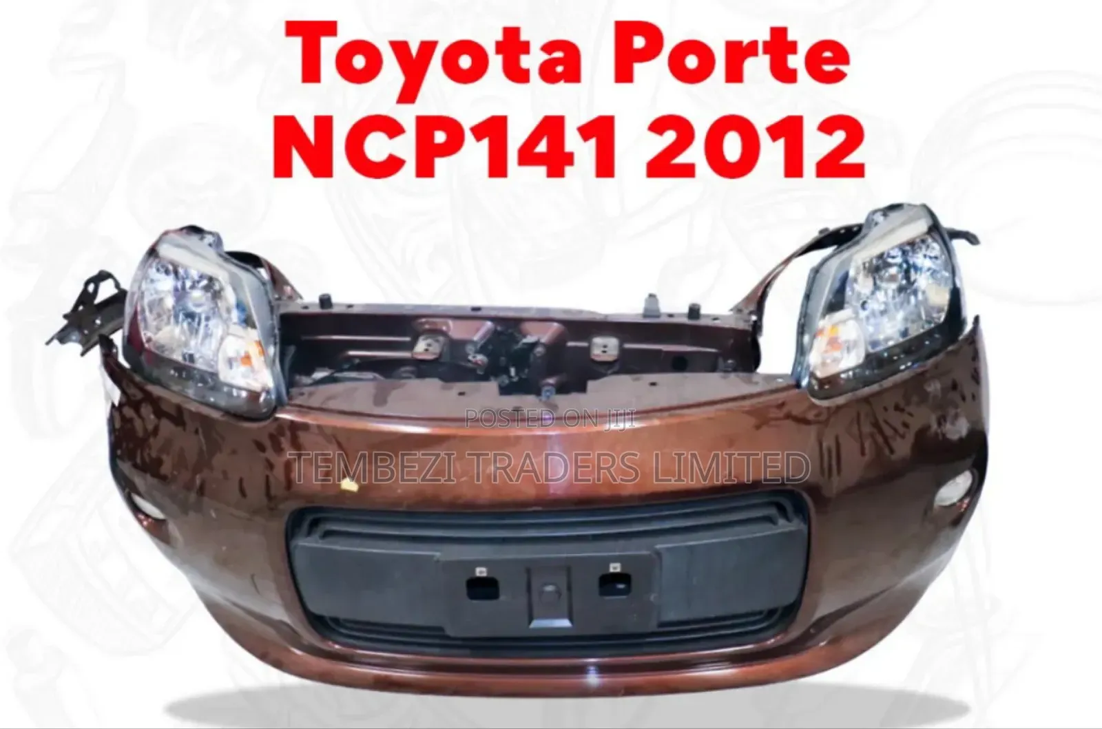 Complete Nose Cut Toyota Porte Ncp 141 Model 2012