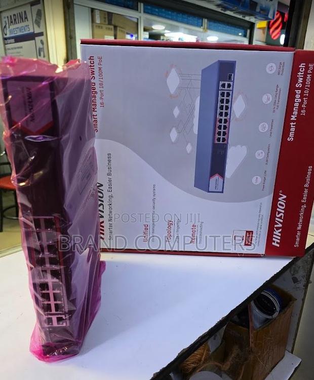 Hikvision Ds-3e1318p-Ei/M 16 Port Smart Poe Switch - main view