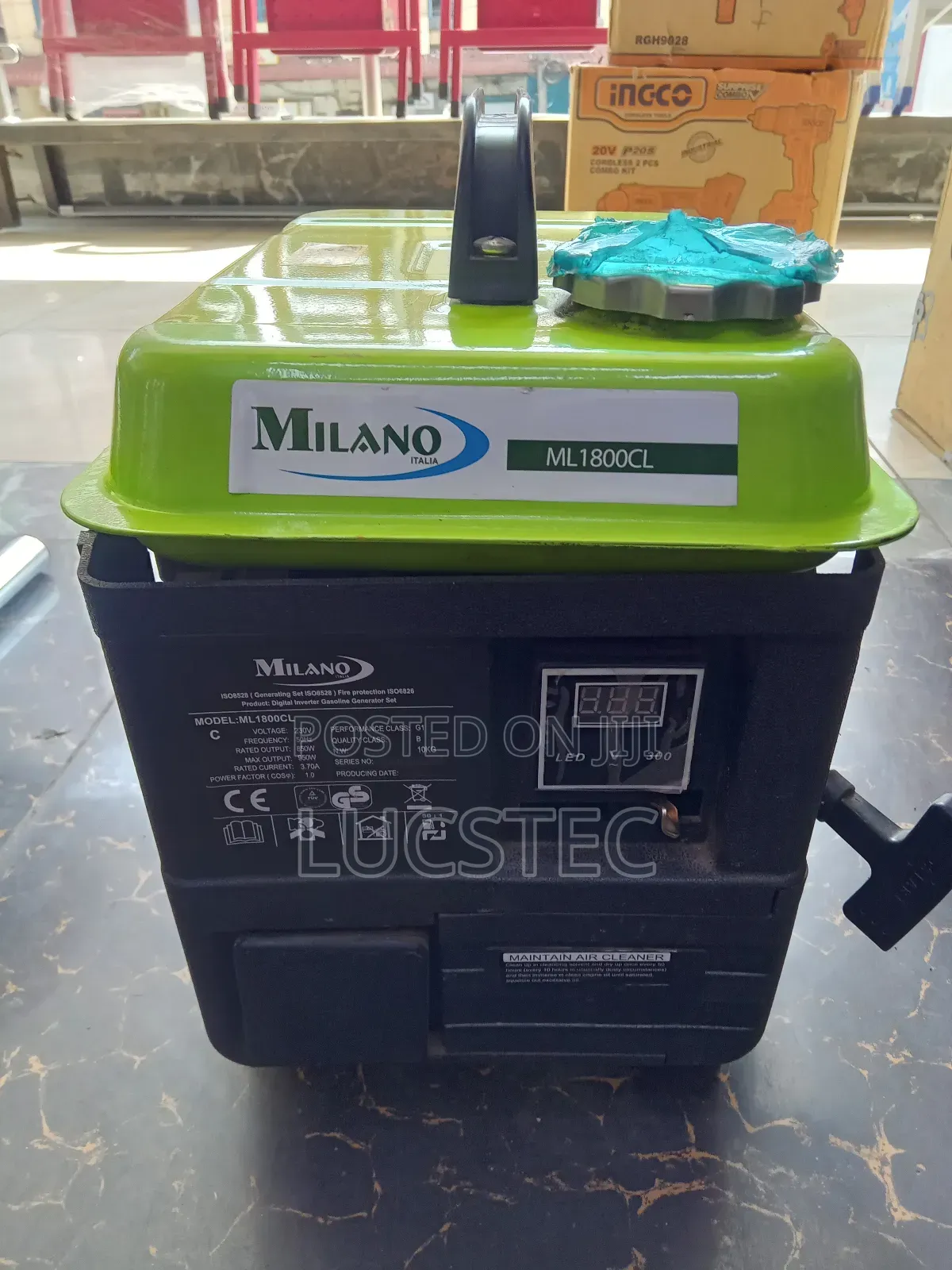 Milano Ml1800cl Portable Gasoline Generator.