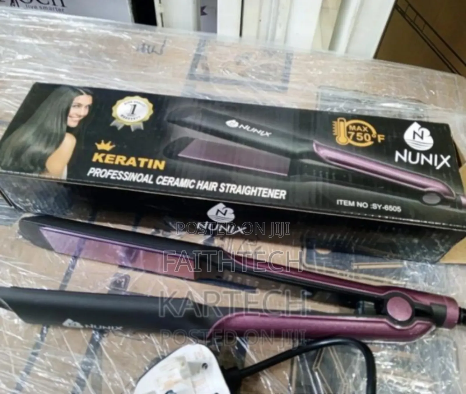 Brush Flat Iron /Hair Straightener