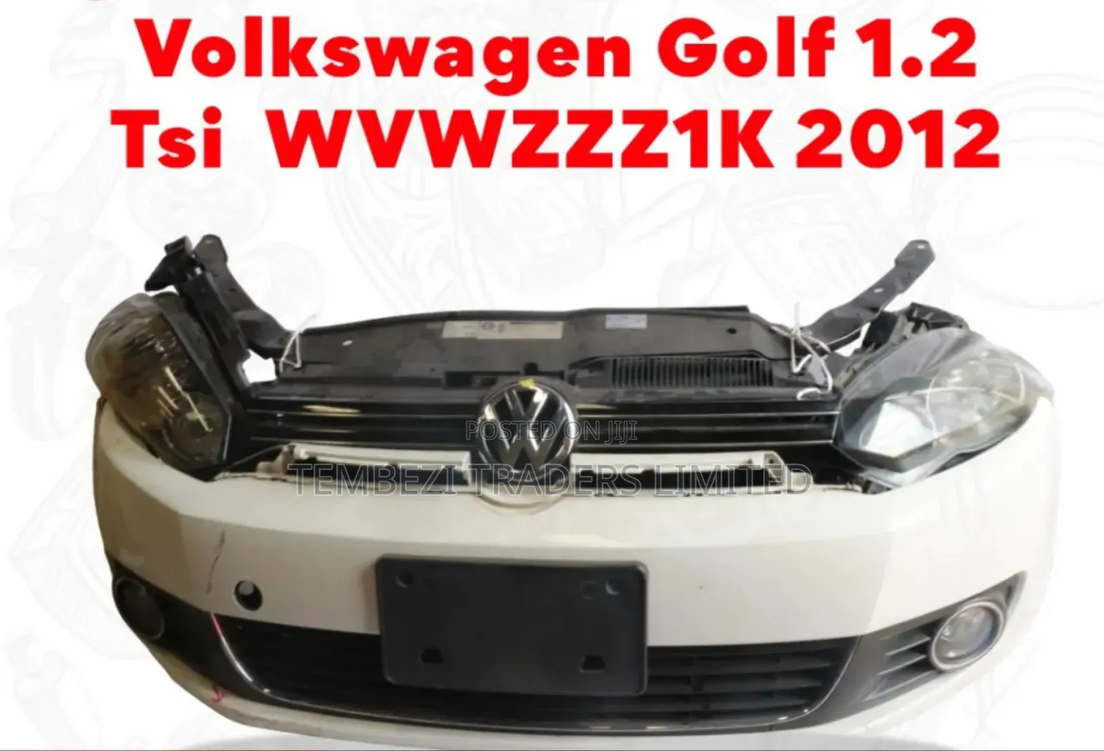 Complete Original Nose Cut Volkswagen Golf 1.2 Tsi 2012