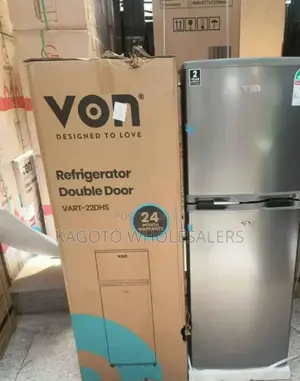 Von 138litres Double Door Refrigerator VNF/138l
