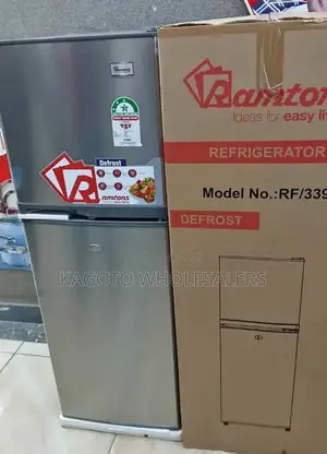 Ramtons 138litres Two Door Refrigerator (Grey) RFR/138l