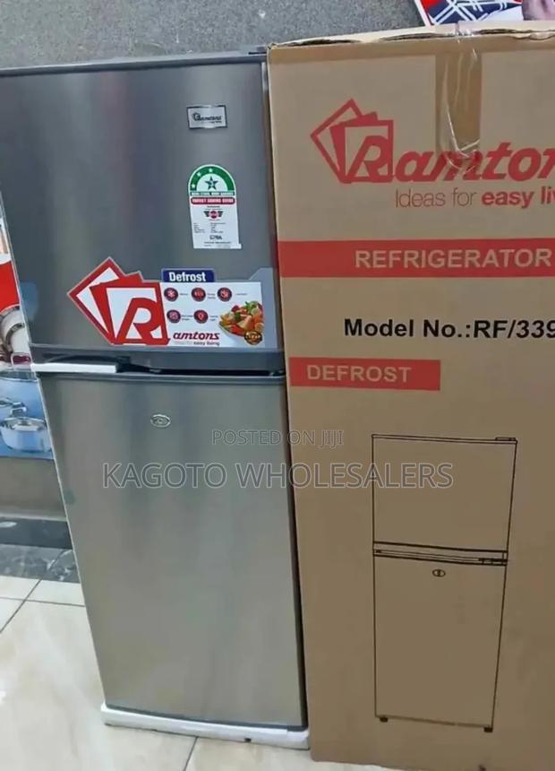 Ramtons 138litres Two Door Refrigerator (Grey) RFR/138l