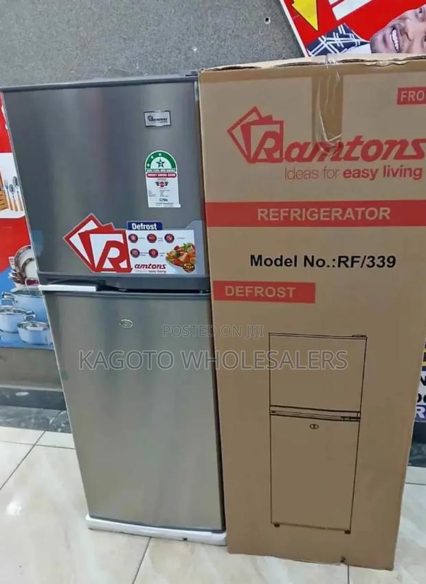 Ramtons 138ltrs 2 Door Refrigerator (Grey) RFR/138l
