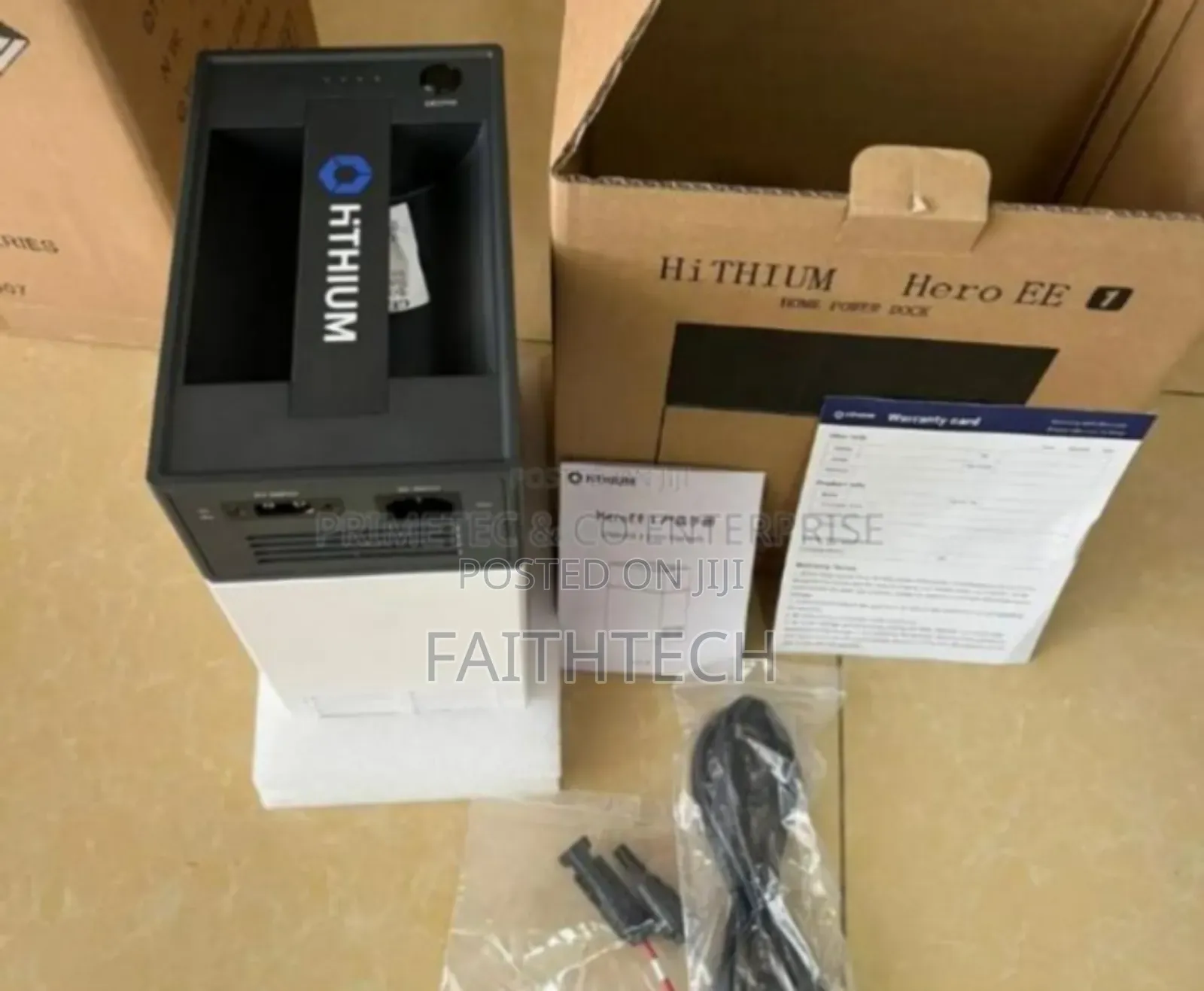 Portable Powerbank Station Solar Power Lithium 3 in 1