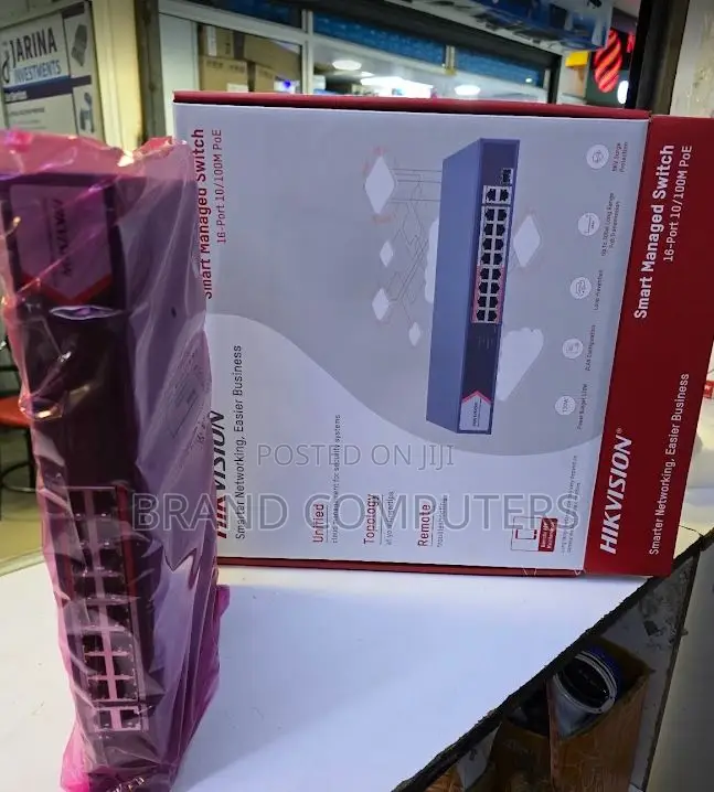 16 Port Hikvision Smart Poe Switch