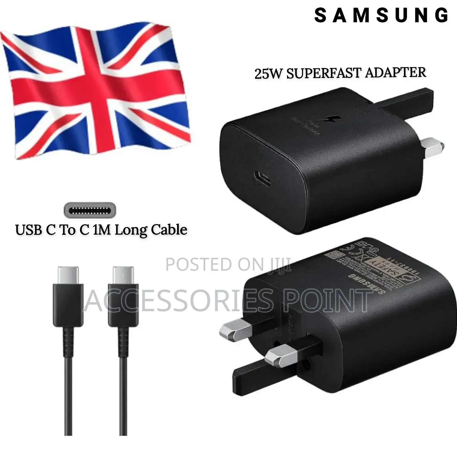 Samsung 25w Original Superfast Charger With Warranty