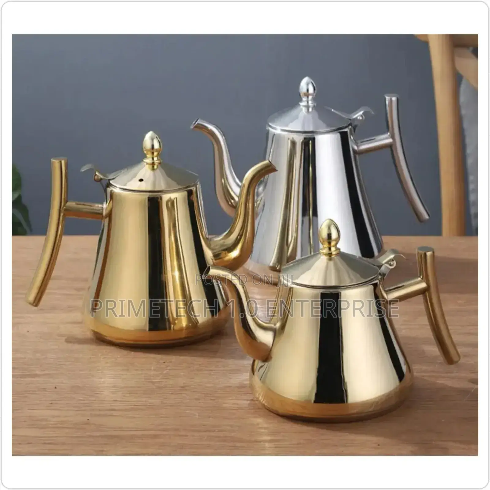 Stainless Steel Teapot With Infusion Set-2ltrs