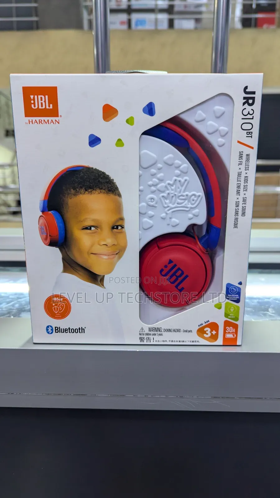 JBL Jr310bt Kids Wireless on-Ear Headphones - Bluetooth