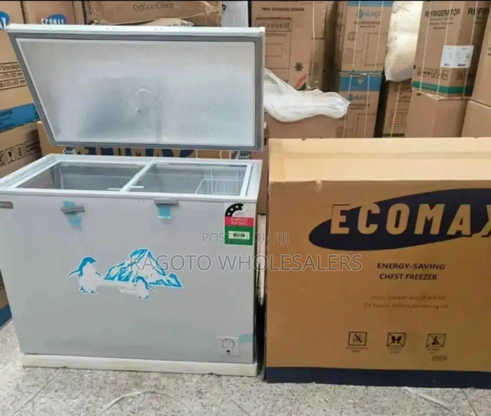 Ecomax 219litres Chest Freezer (White) E/219lf