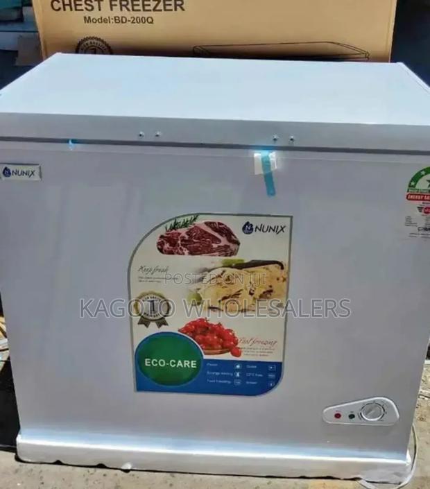 Nunix 200litres Chest Freezer (White) N/200lf - main view