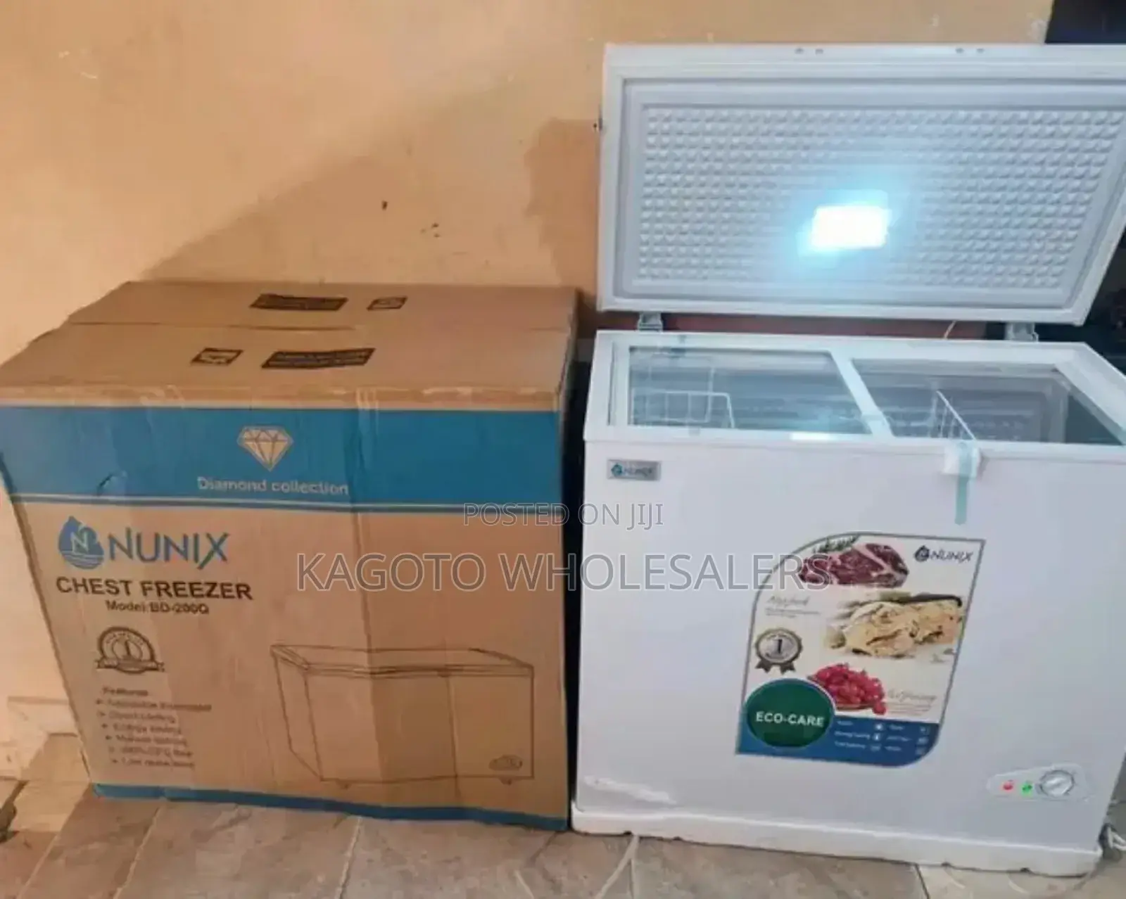 150ltrs Nunix Chest Deep Freezer (White) N/150lf