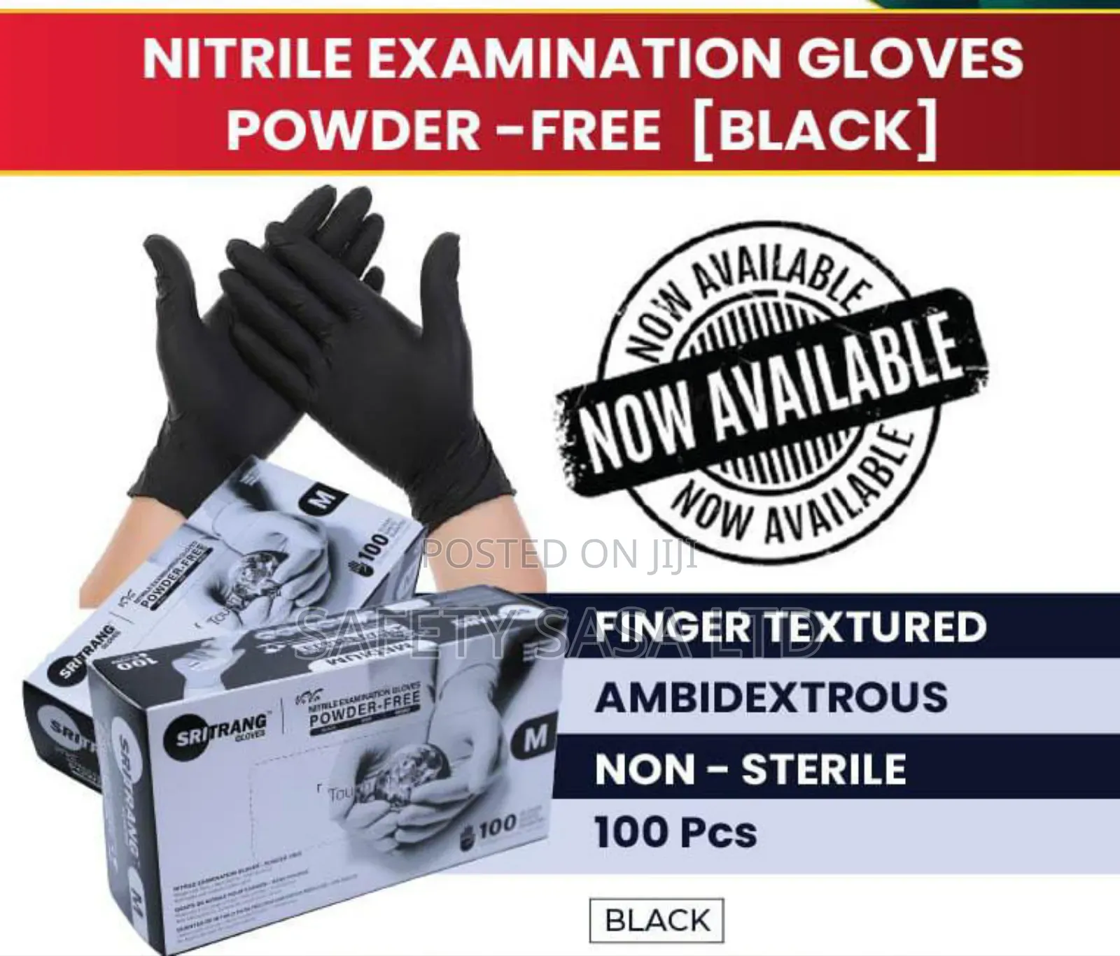 Black Nitrile Gloves Latex Free : Clean Gloves