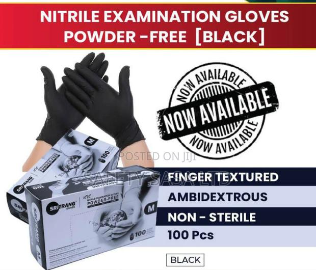 Black Nitrile Gloves Latex Free : Clean Gloves