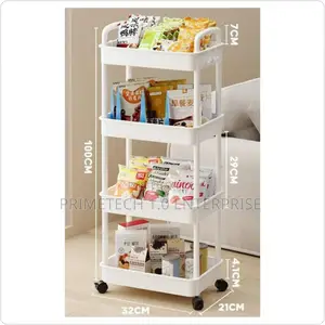 4-Tier Multifunctional Hard Plastic Rack