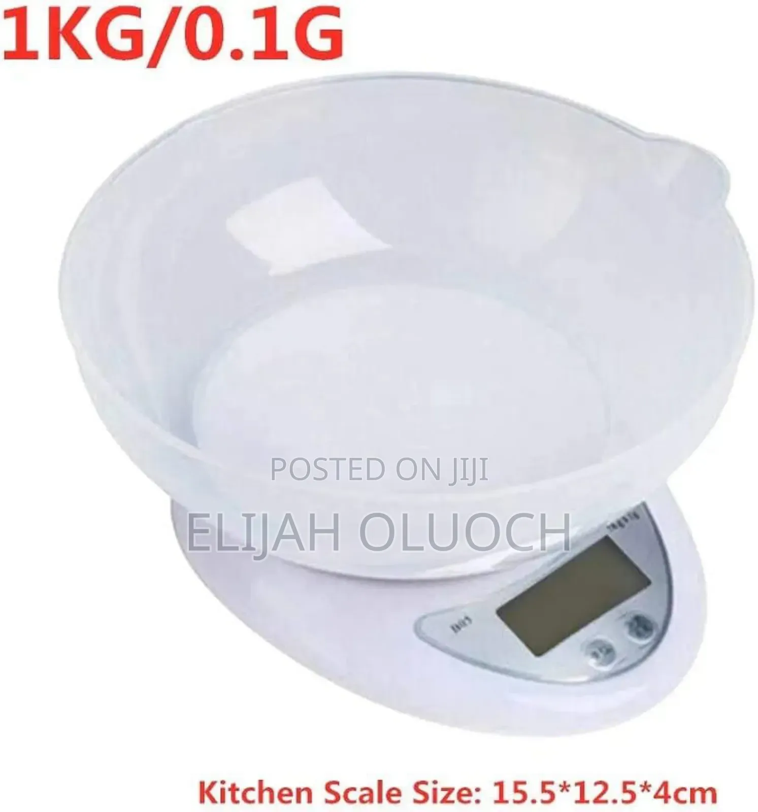 Digital Kitchen Weighing Scale With Bowl