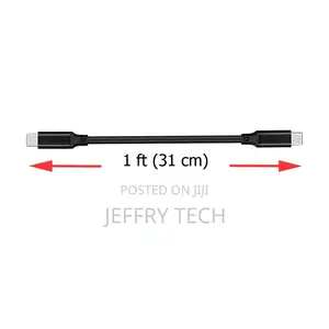 Pd Fast Charge 1ft Short Usb-C Cable Cord